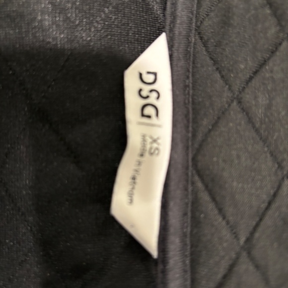 DSG Women's Size XS Zip Up Hooded Jacket Quilted Black Dick's Sporting Goods - Picture 4 of 5